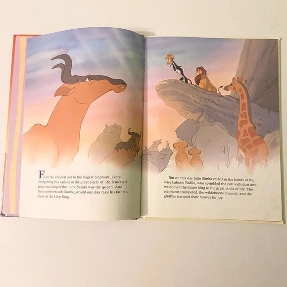 Vintage 1994 The Lion King A Big Golden Book by Justine Korman - Picture 9 of 15